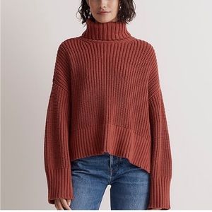Madewell Wide Rib Turtleneck Sweater
